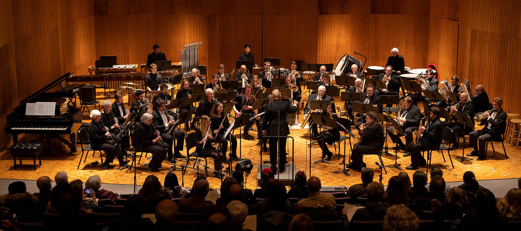 A Normandale concert band performance