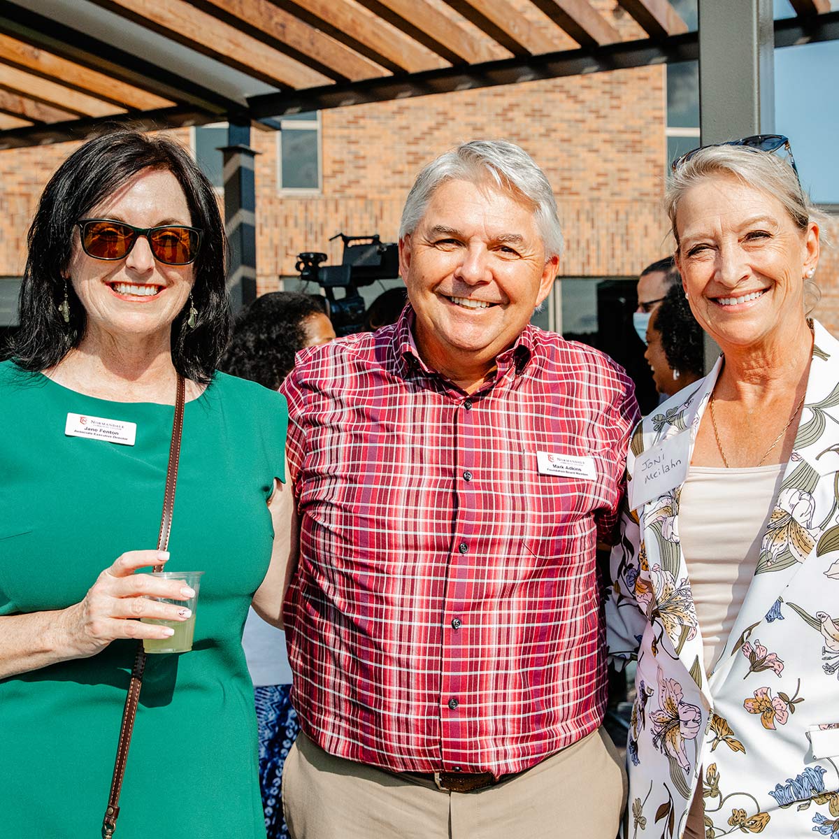 Foundation Executive Director Jane Fenton with Donors.