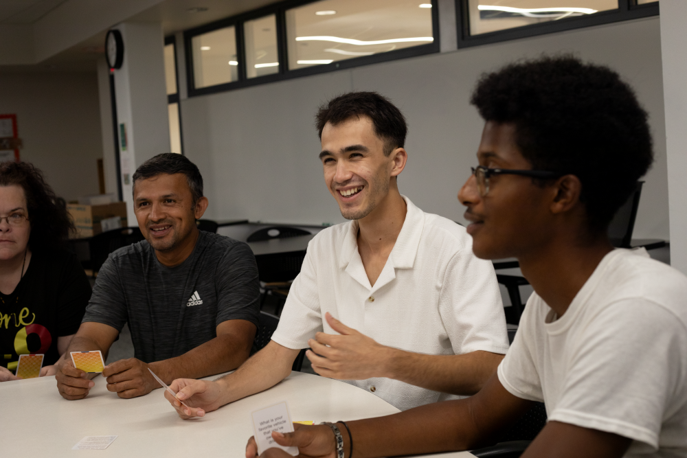 Students at the English Support