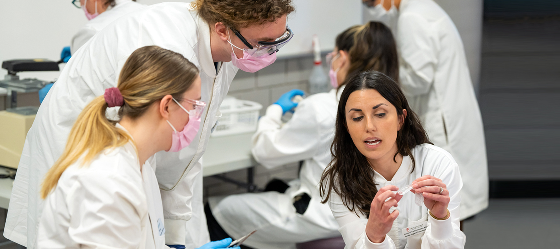 Normandale dental student in class