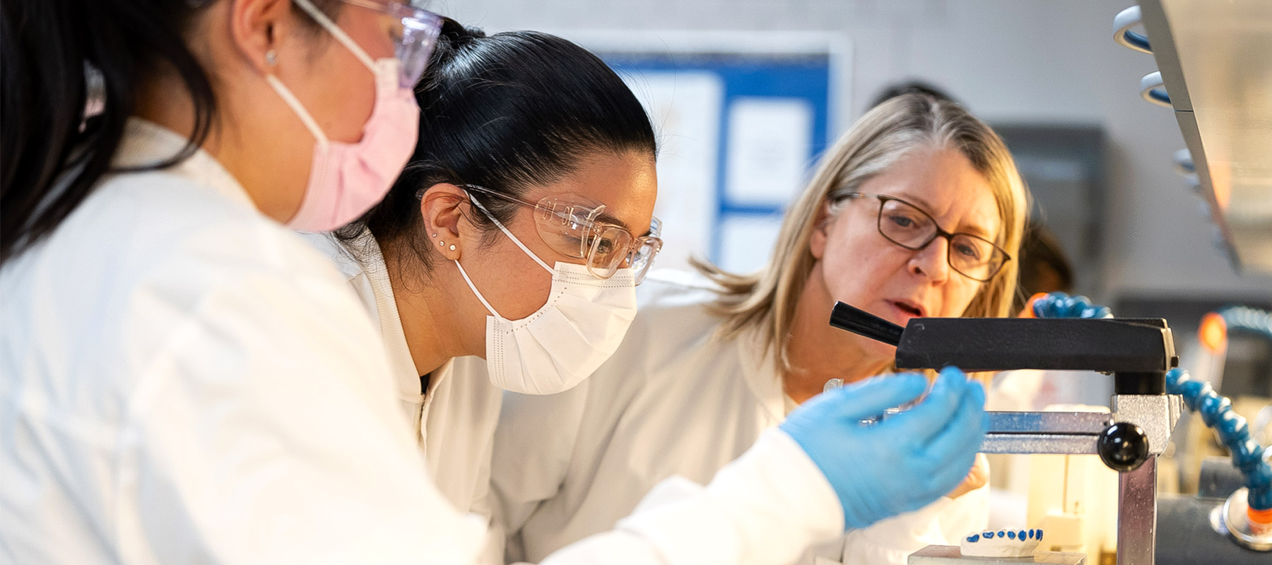Normandale dental students at work in the lab