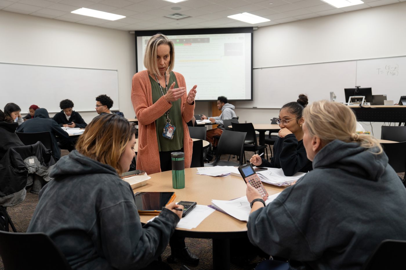 Apryl Henry teach Math class