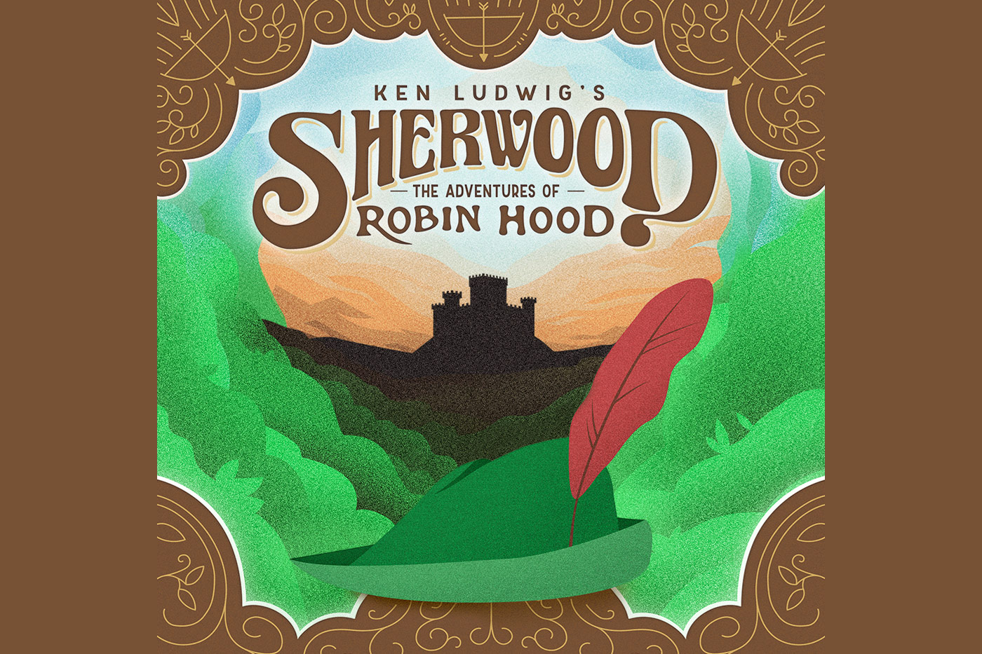 Poster of Ken Ludwig’s Sherwood: The Adventures of Robin Hood