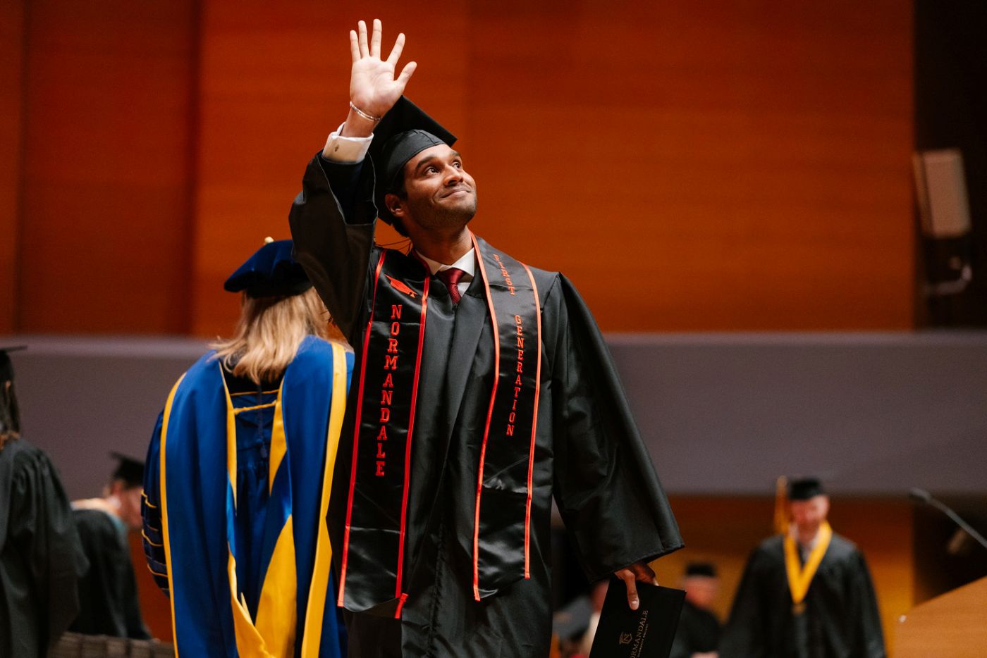Photo Vishwas at Commencement Ceremony