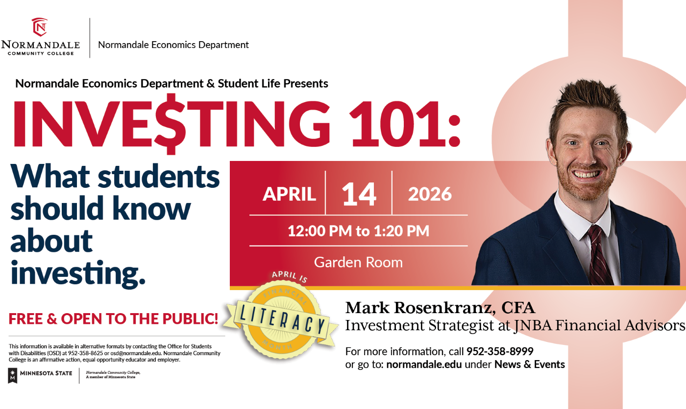 Flyer with photo of presenter Mark Rosenkranz