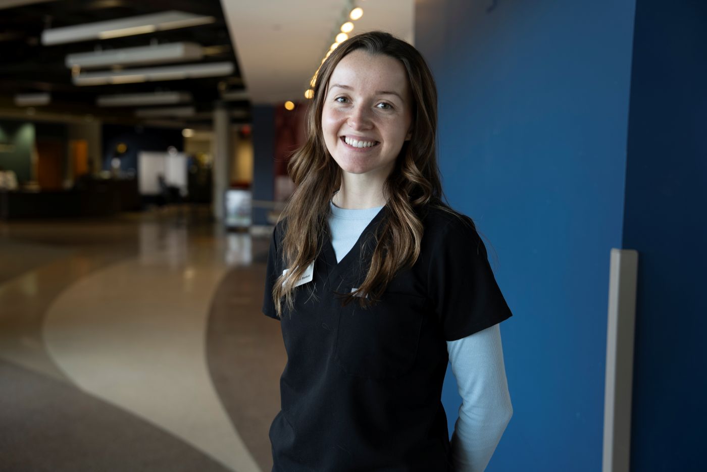 Photo of Lauren Soroko at Kopp Student Center