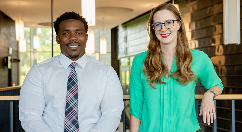 SIG group members Corey Crowder and Leah Brink
