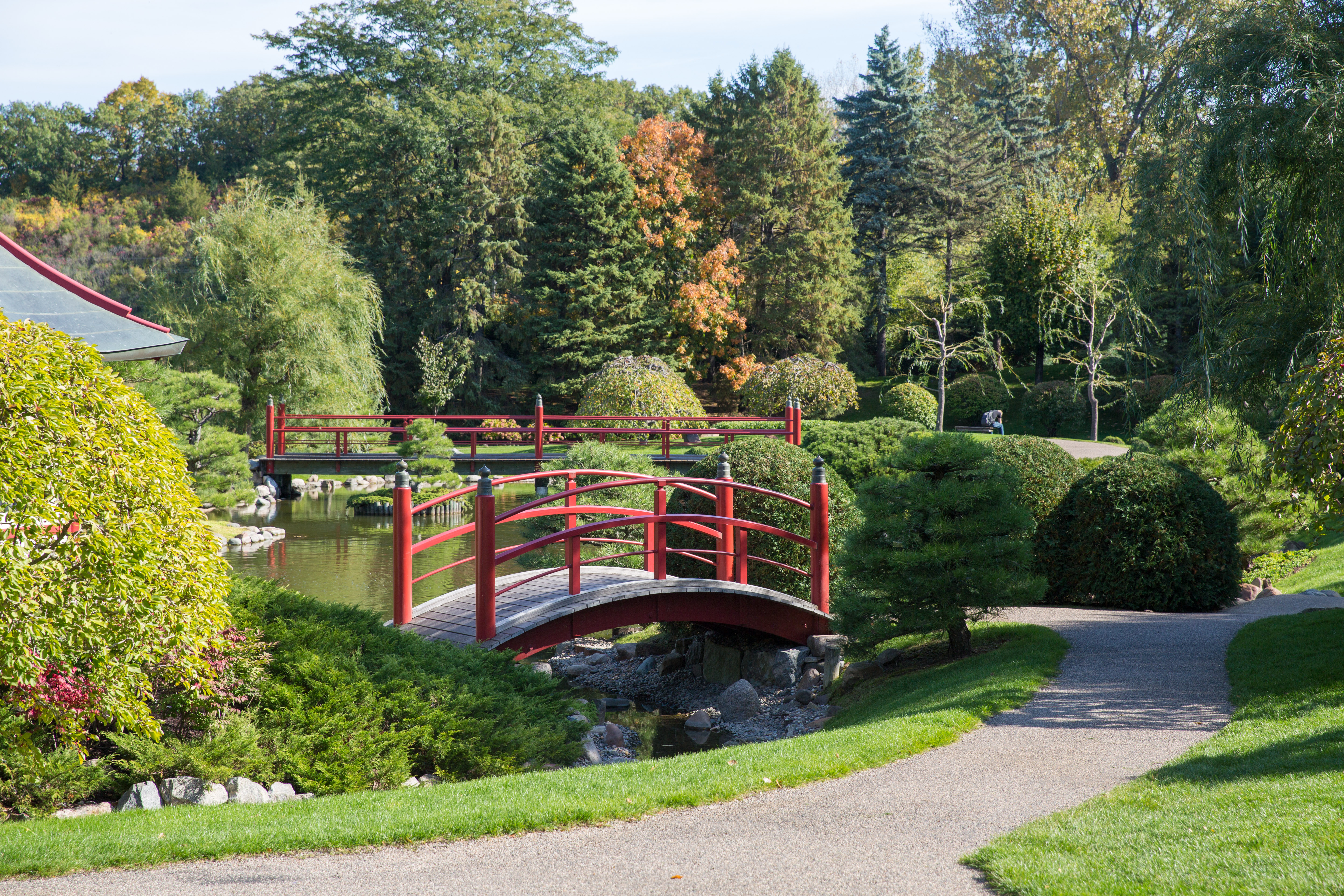 Normandale Japanese Garden Taiko-bashi
