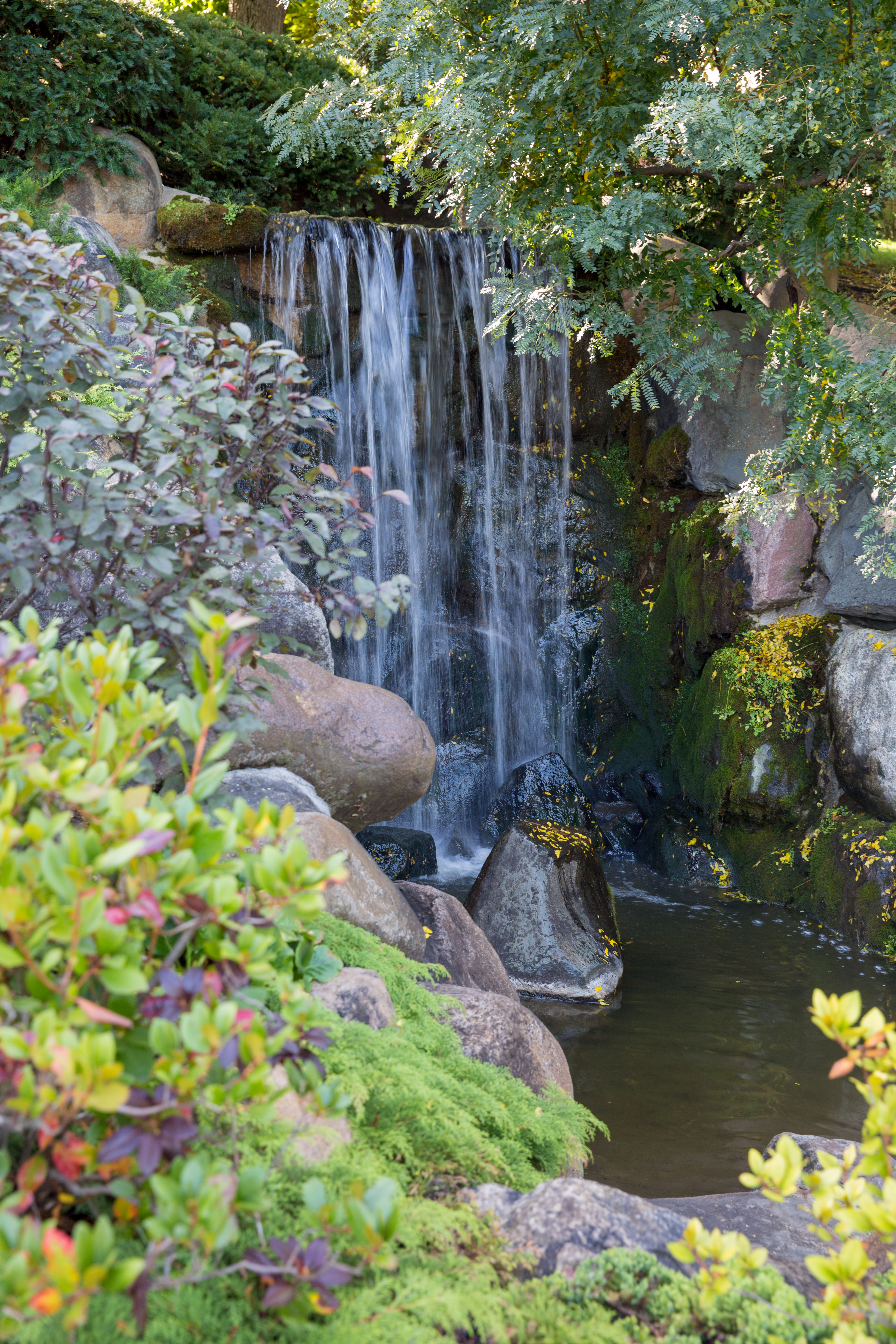 Normandale Japanese Garden Waterfall