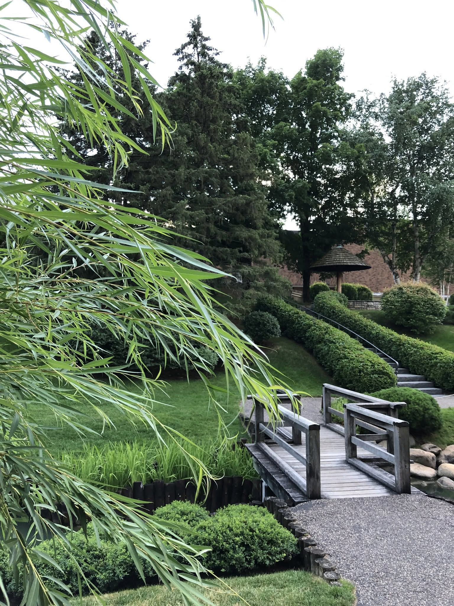 Normandale Japanese Garden Zig Zag Bridge