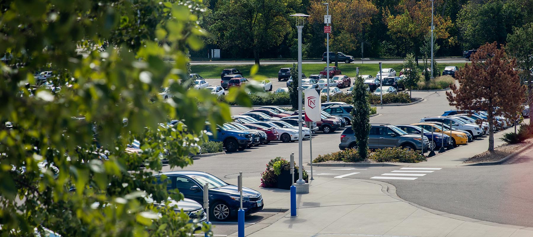 A Normandale parking lot.