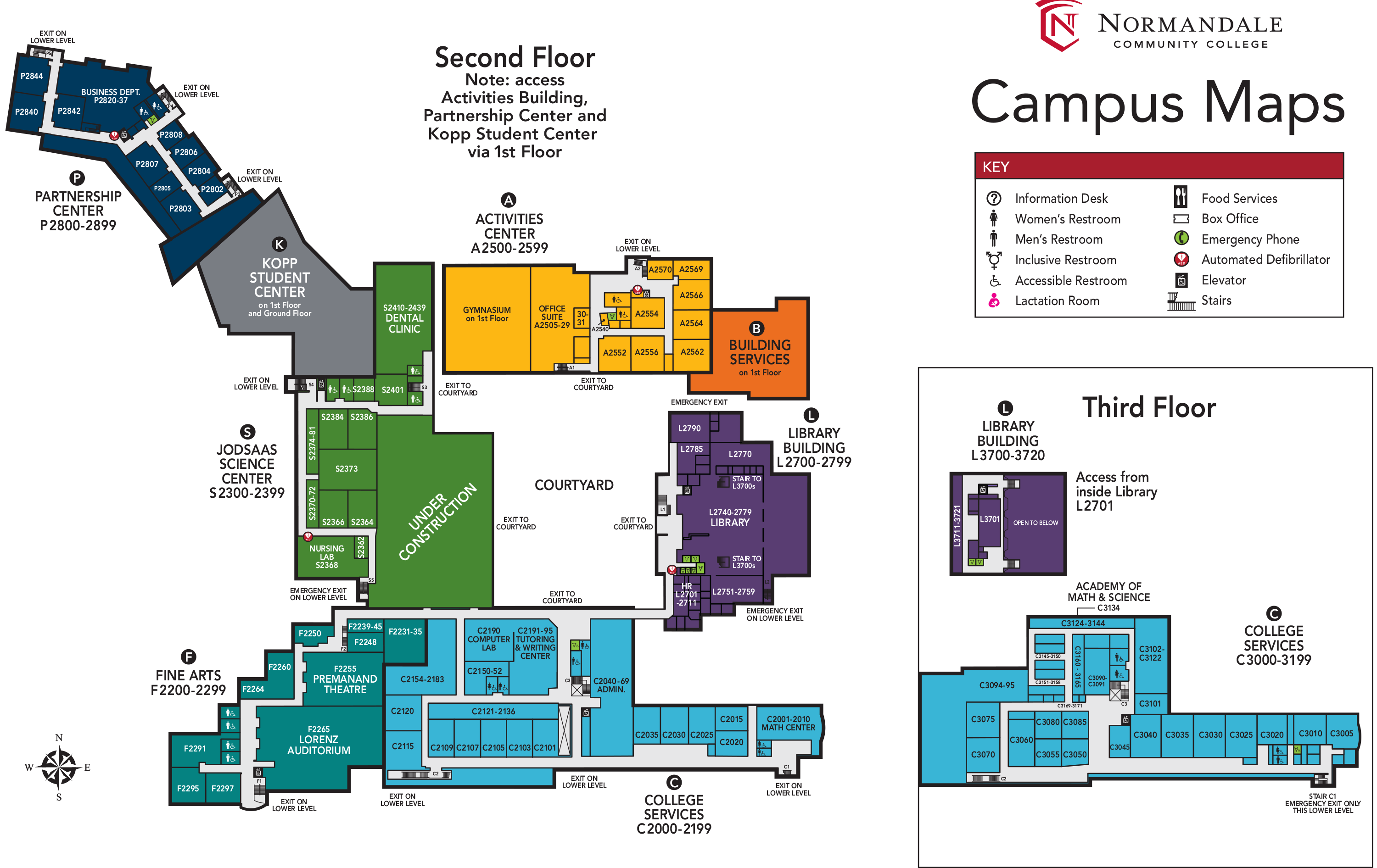 second floor map