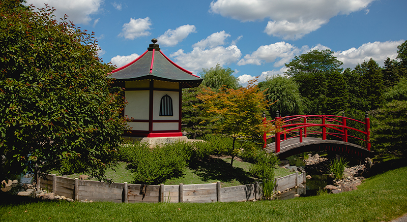 A photo of the Japanese Garden.