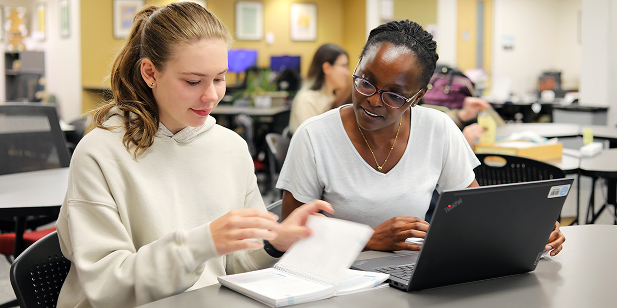 students participating in the Peer Mentoring Program